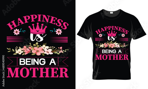 Mothers day t-shirt design for mother lover Hand drawn typography, vector, illustration