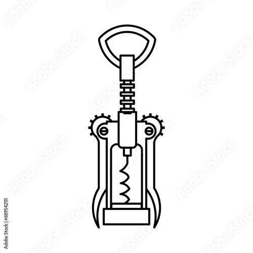 Corkscrew Icon For Logo And More