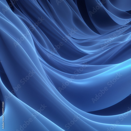Abstract background with glowing wave. Shiny moving lines design element. Modern purple blue gradient flowing wave lines. Futuristic technology concept
