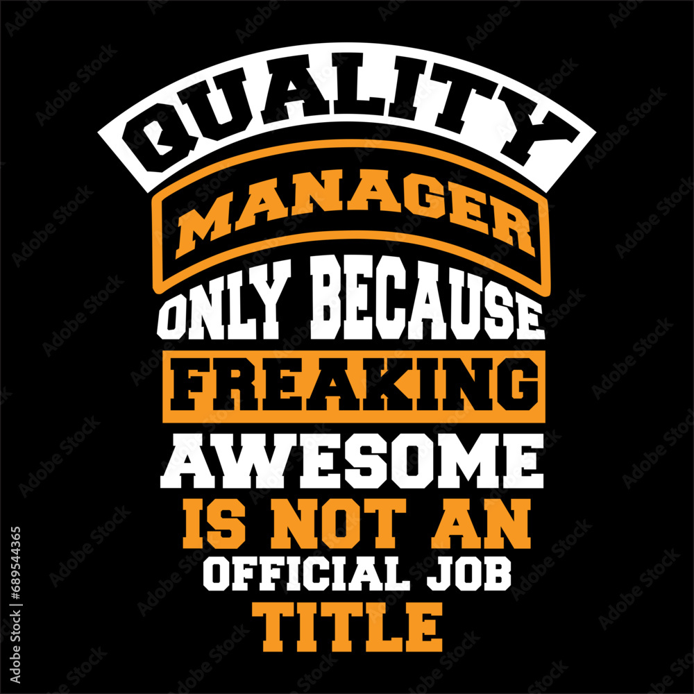 quality manager only because freaking awesome is not an official job title svg