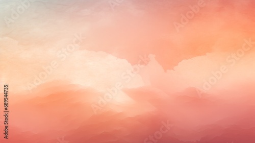 Background with warm sunset tones, blending orange and pink for a soothing slide backdrop