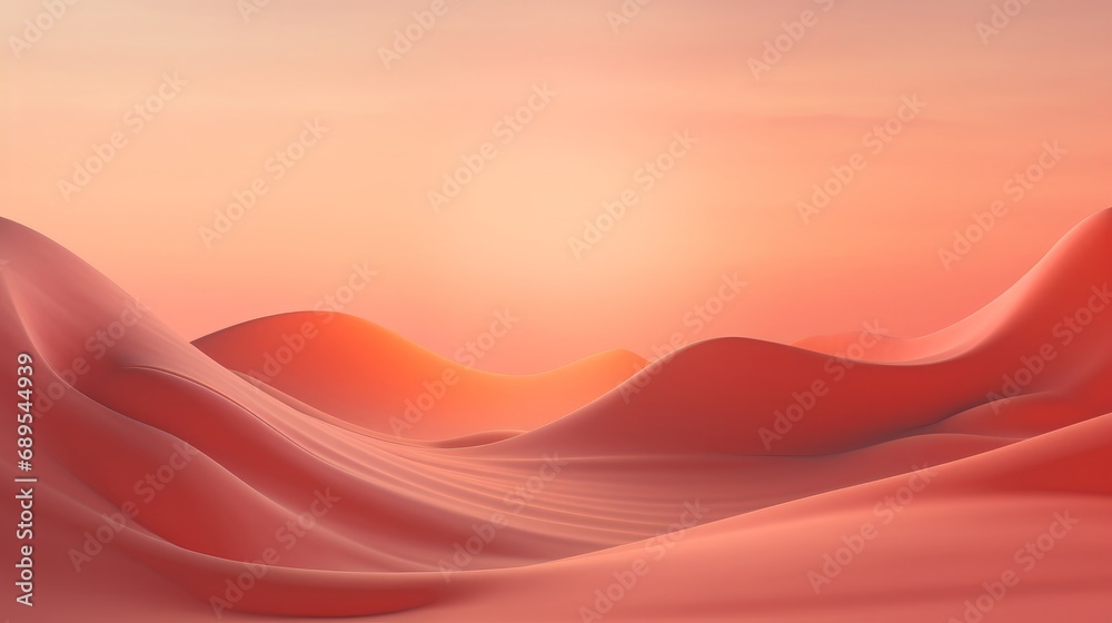 Background with warm sunset tones, blending orange and pink for a soothing slide backdrop
