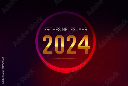 Frohes Neues Jahr 2024 photo