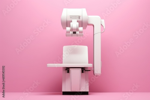 Fantastic modern mammography machine or mammogram for women. X-ray machine in laboratory for screening breast cancer photo