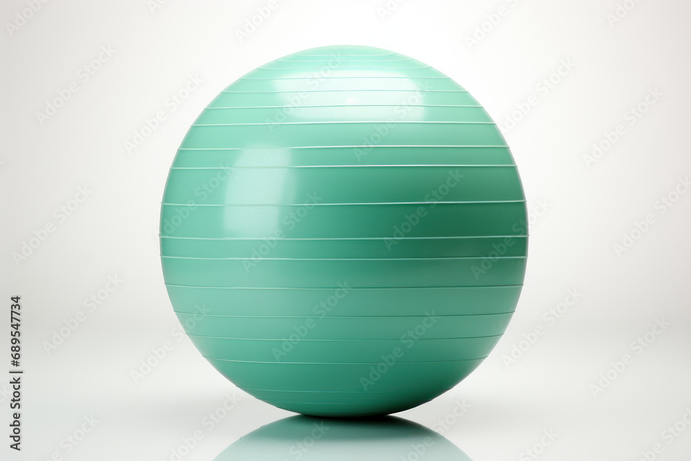 Core balance ball, sports ball for the Gym. Generative AI. Core balance ball, sports ball for the Gym. Generative AI.