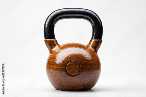 Kettlebell weight for gymnastics and exercises, sports for the Gym. Generative AI.