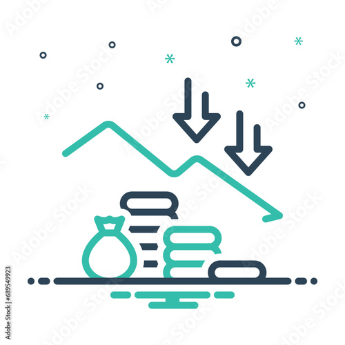 Mix icon for losses