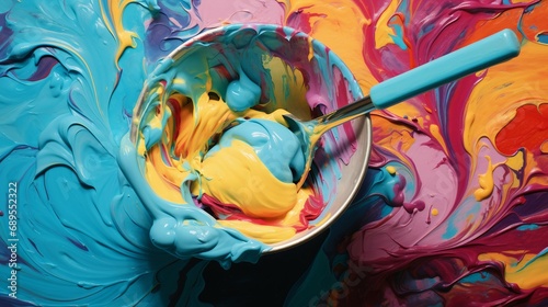 Exquisite Ice Cream Paint Delight
