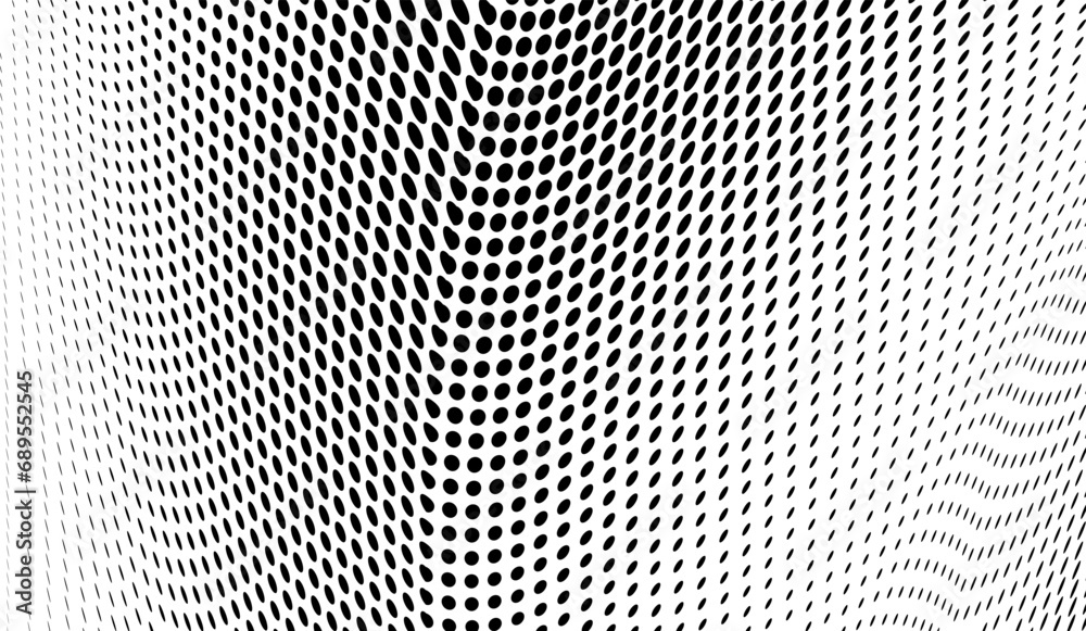 Black and white halftone texture Black and white halftone texture