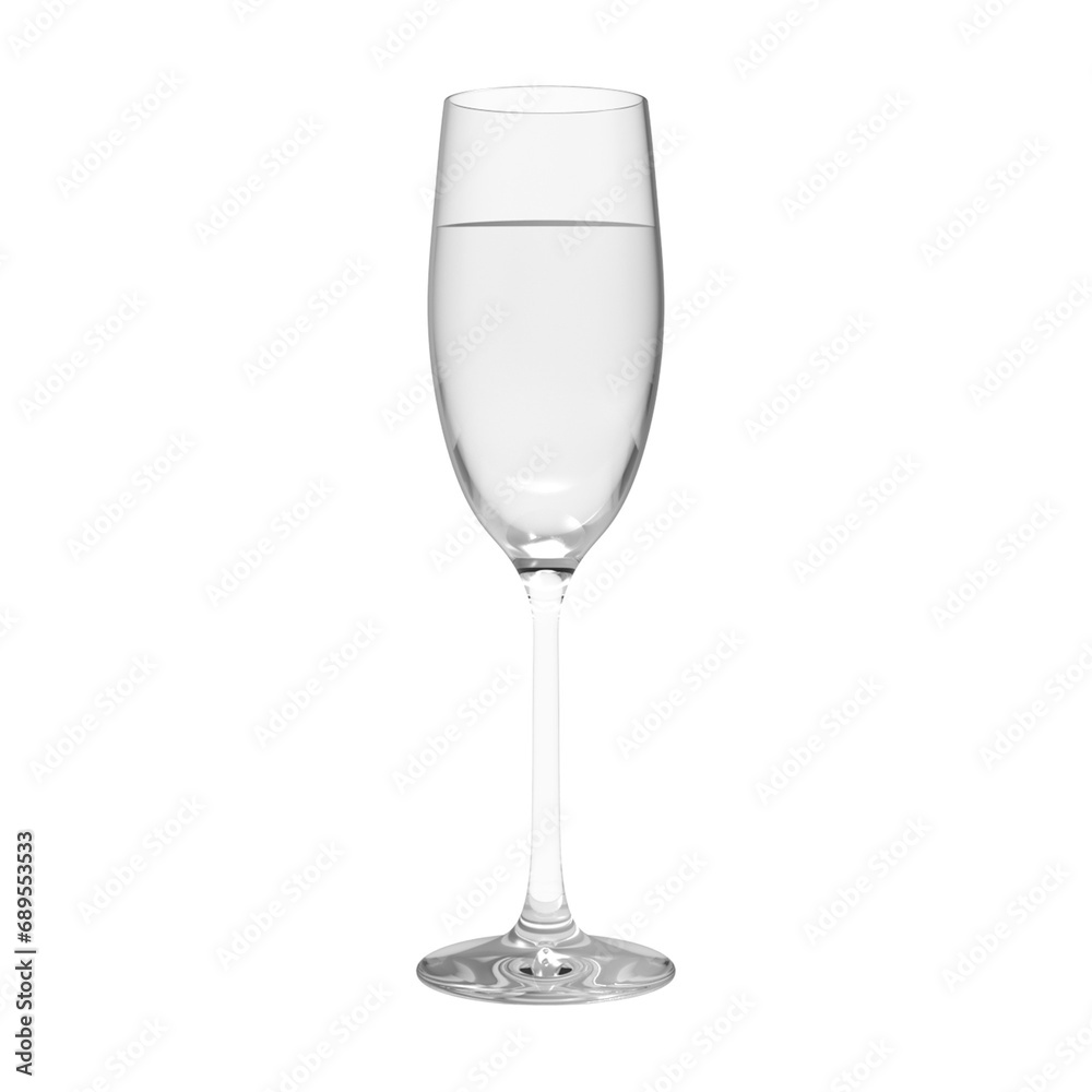 Glass of water isolated no background. Glass of water isolated no background.