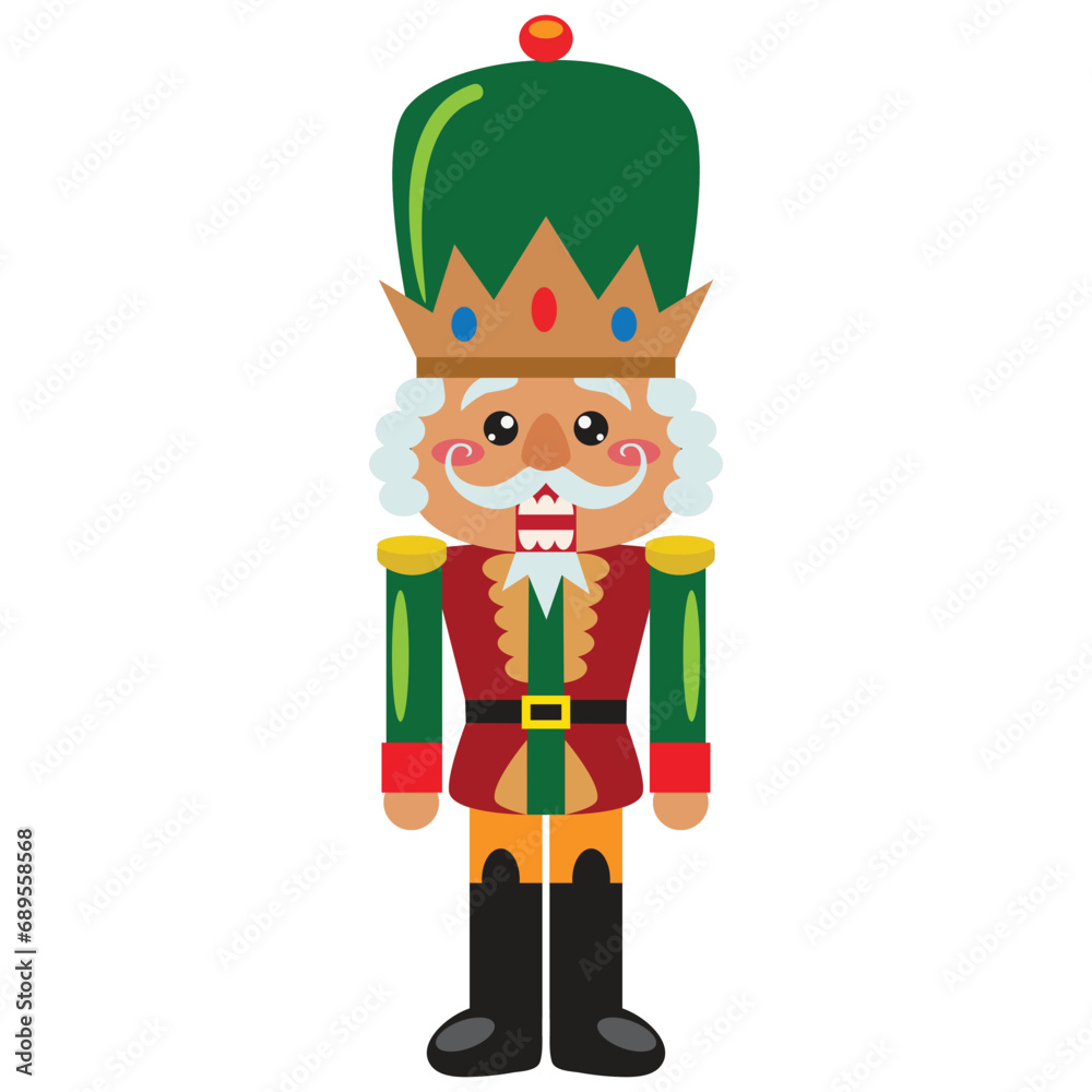 Nutcracker vector cartoon illustration Nutcracker vector cartoon illustration