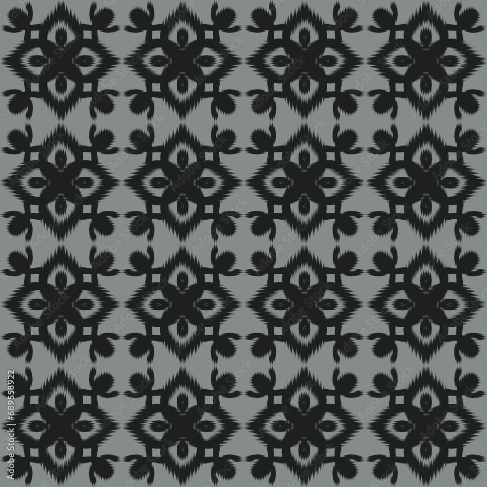 seamless damask pattern. Seamless pattern with black color. Pattern for fabric pattern, wallpaper, ceramic and carpet patterns. Traditional Elegance Meets Modern Geometry.