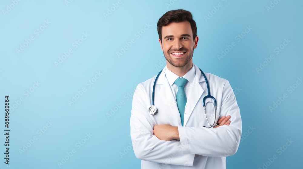 Portrait of a doctor, close-up shot Portrait of a doctor, close-up shot