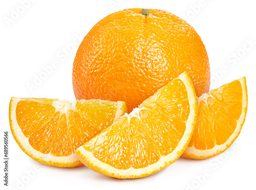 Orange isolated on white background