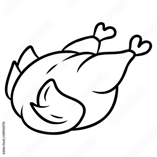chicken meat icon