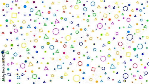 pattern with confetti