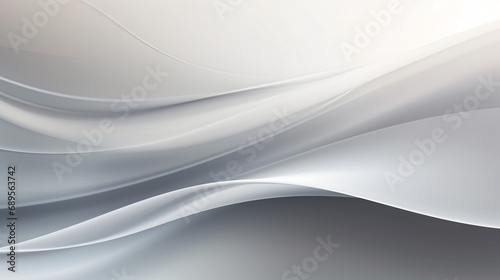 Abstract gray wavy with blurred light curved lines