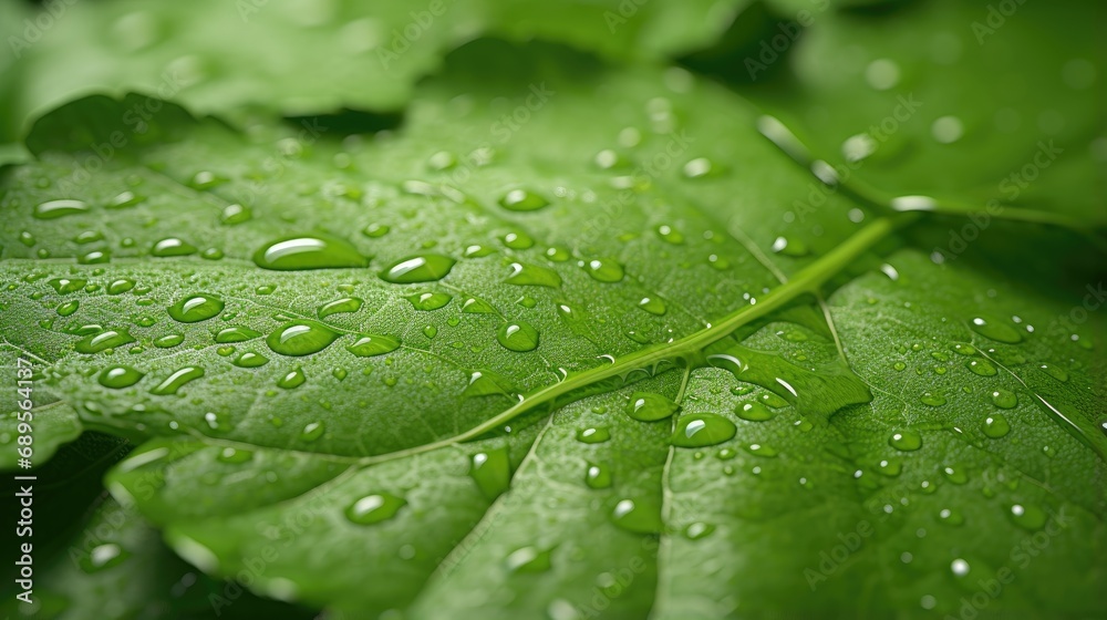 Fototapeta premium leaf, leaf texture, close-up angle, macro lens