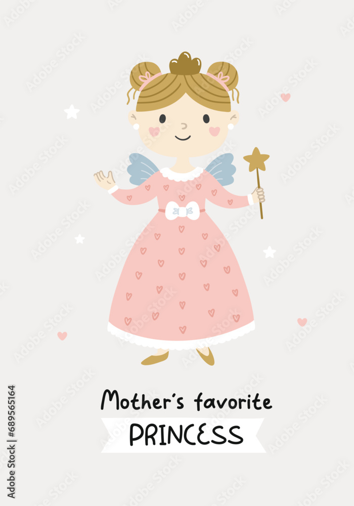 Little Princess poster for kids room Little Princess poster for kids room