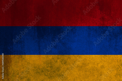 Flag of Armenia, Armenia National Grunge Flag, High Quality fabric and Grunge Flag Image. Fabric flag of Armenia. Armenia flag. 