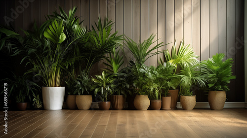 design of plants and wall