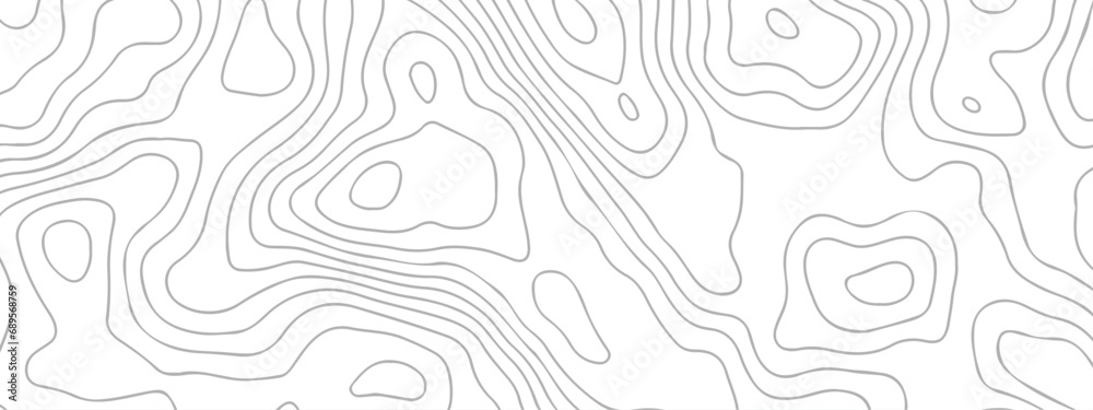 Abstract pattern with lines . Abstract Vector geographic contour map and topographic contours map background. Abstract white pattern topography vector background. Topographic line map background. - obrazy, fototapety, plakaty 