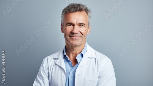 Portrait of a doctor, close-up shot photo