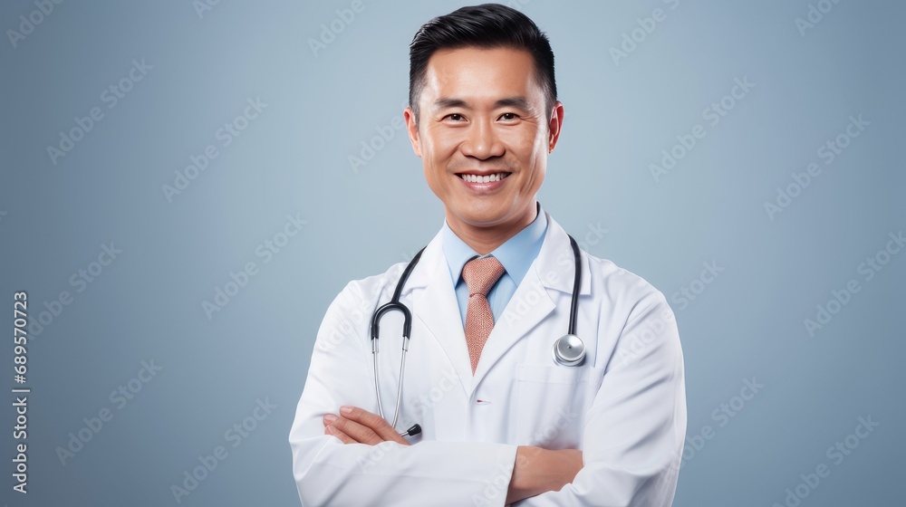 Portrait of a doctor, close-up shot Portrait of a doctor, close-up shot