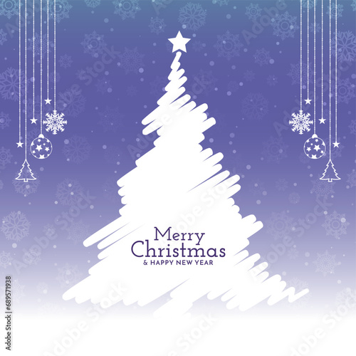 Merry Christmas festival celebration decorative background design