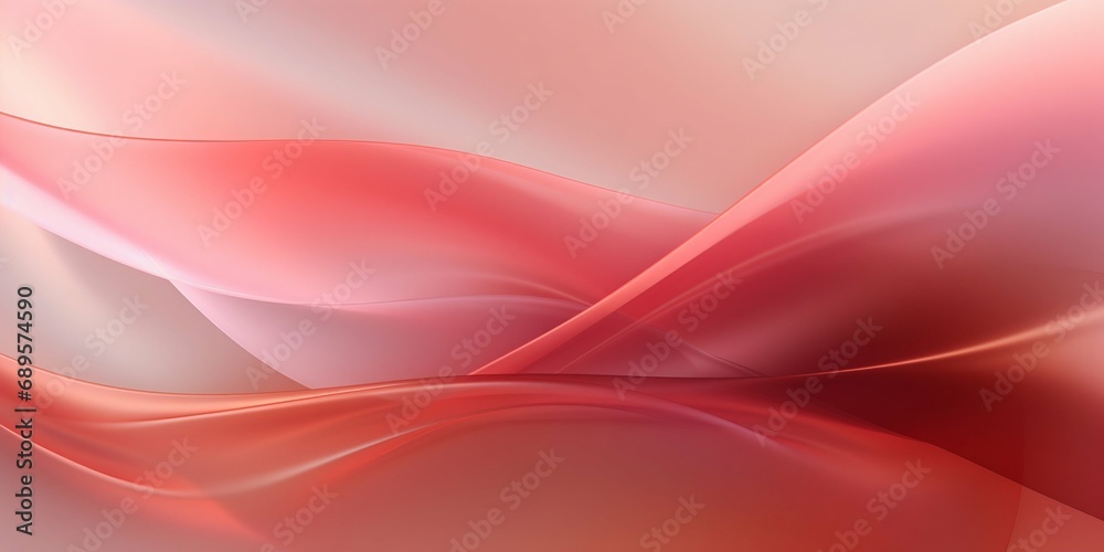 Elegant Red and Pink Silk Waves Background. Generative ai Elegant Red and Pink Silk Waves Background. Generative ai