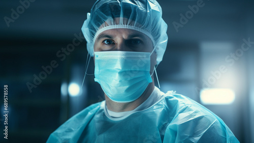 infermiere in sala operatoria al tempo del covid photo