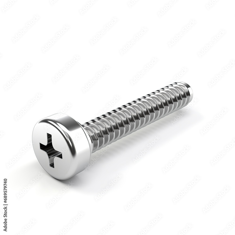 Metal screw on white background, isolated. Thread. Pin. Nut. Bolt. Screw thread. Gudgeon. Threading. Locknut. External screw. Set bolt. Worm. Fastener. Mounting hardware. Supporting. Bracing Metal screw on white background, isolated. Thread. Pin. Nut. Bolt. Screw thread. Gudgeon. Threading. Locknut. External screw. Set bolt. Worm. Fastener. Mounting hardware. Supporting. Bracing