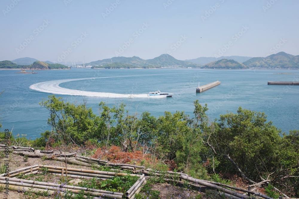 Naklejka premium 瀬戸内海の島