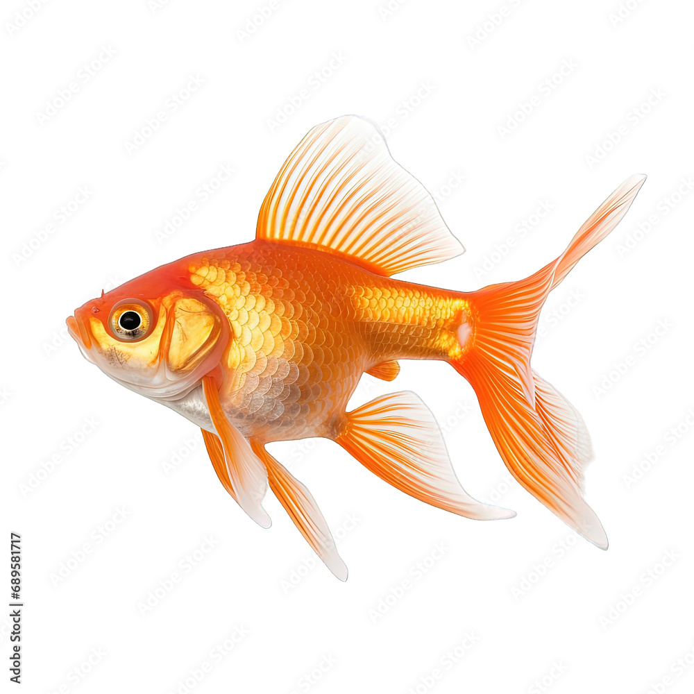 Goldfish Isolated