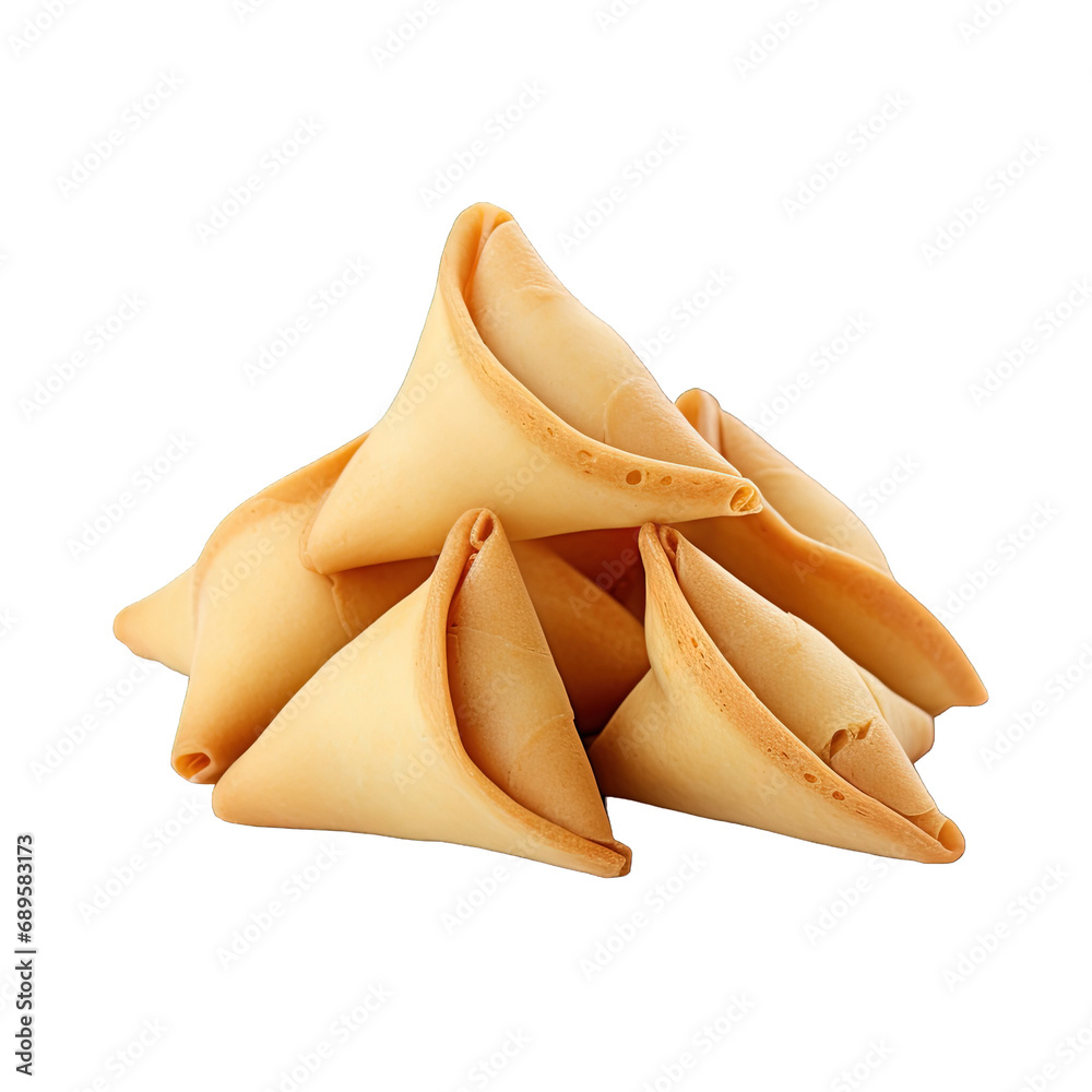 fortune cookie isolated fortune cookie isolated