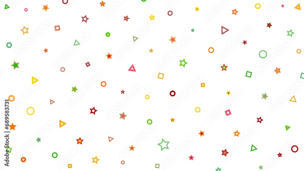 confetti on white confetti on white
