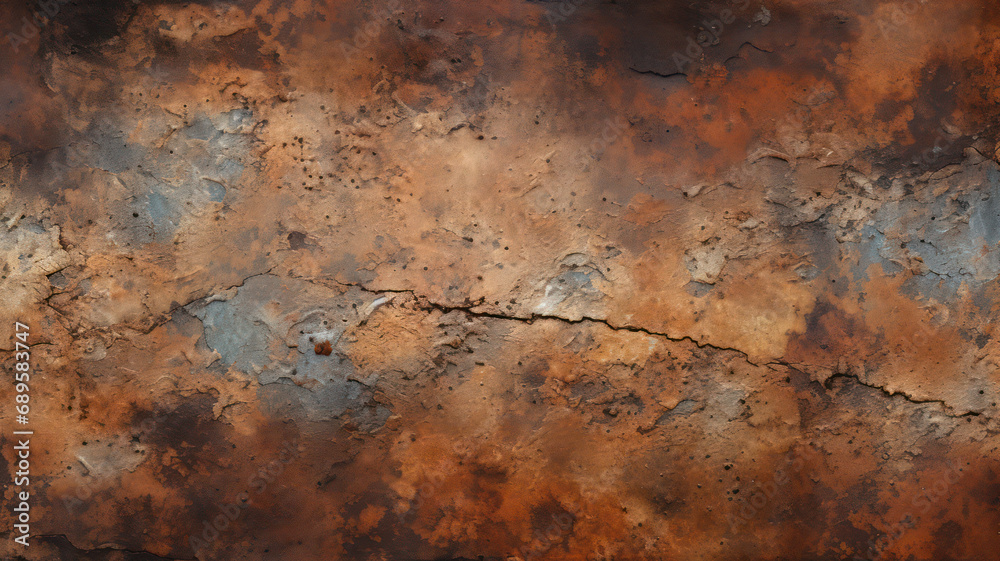 Rustic and weathered steel texture with corrosion and rust