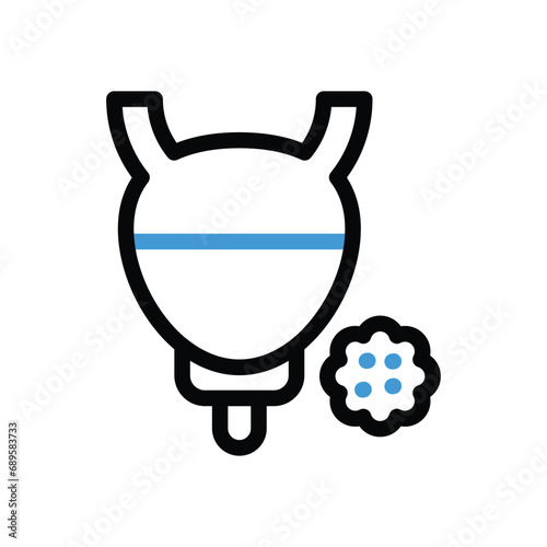 Cystitis  Icon vector stock illustration