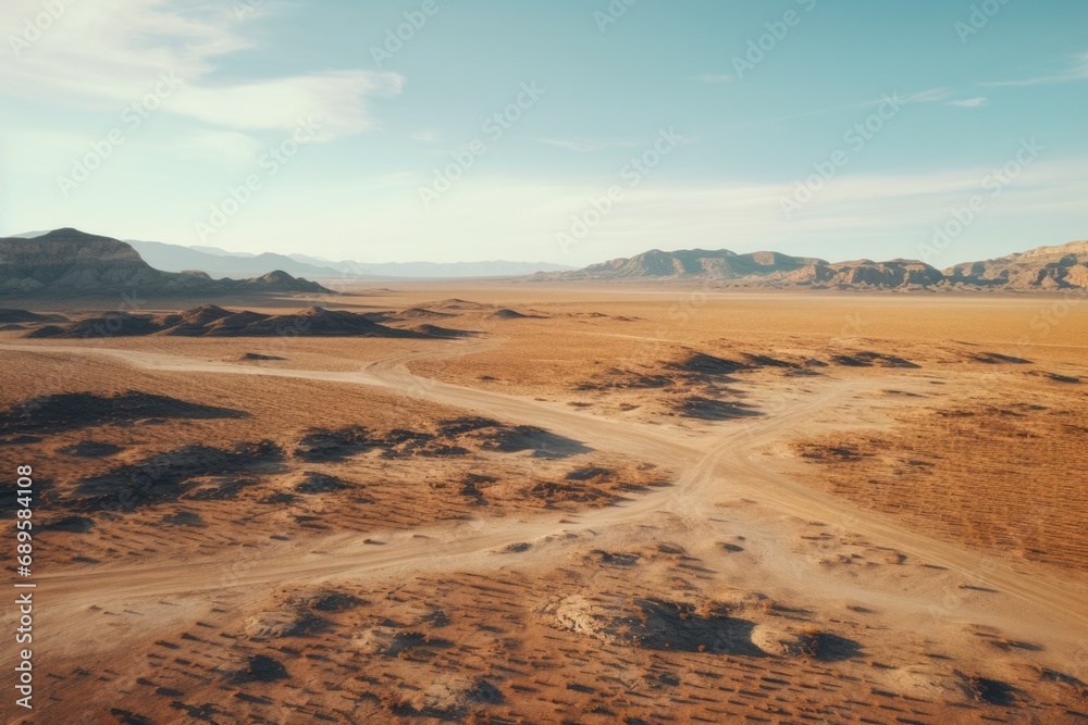 Aerial Drone Photograph of Picturesque Beautiful Landscape, Desert Scenery Aerial Drone Photograph of Picturesque Beautiful Landscape, Desert Scenery