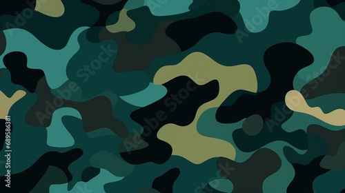 Military seamless texture background. Created with Ai