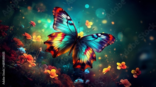 Exquisite Butterfly Wallpaper: Download High-Resolution Nature Background with Detailed Elegance © Ashi