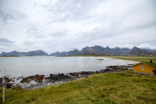 Yttersand Beach, Lofoten Islands, Norway.