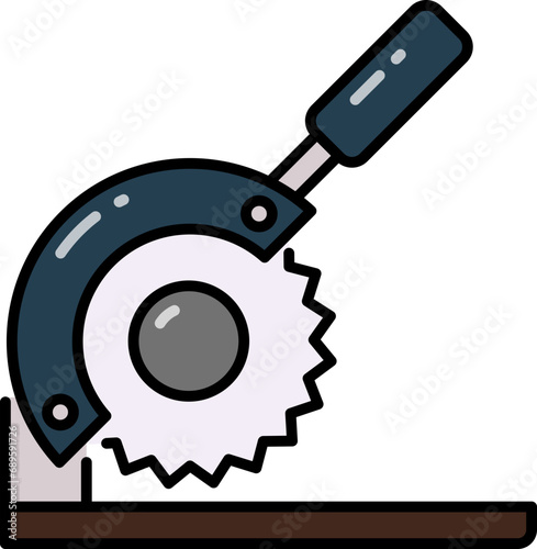 Miter saw icon