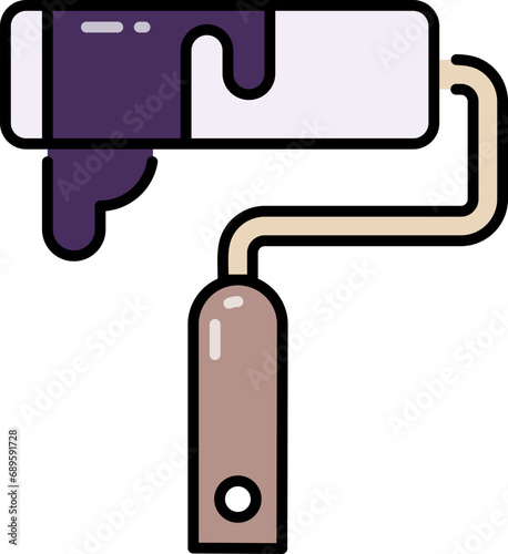 Paint roller icon