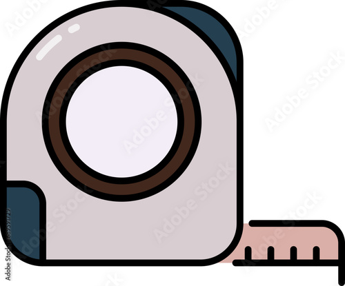 Measung tape icon