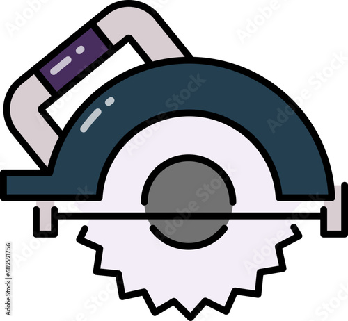 Circular saw icon