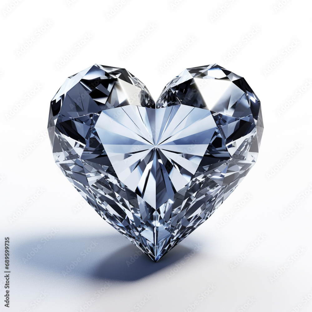 A heart-shaped masterpiece crafted from sparkling diamonds, radiating brilliance and luxury, symbolizing eternal love and unparalleled beauty within its dazzling, precious structure. A heart-shaped masterpiece crafted from sparkling diamonds, radiating brilliance and luxury, symbolizing eternal love and unparalleled beauty within its dazzling, precious structure.