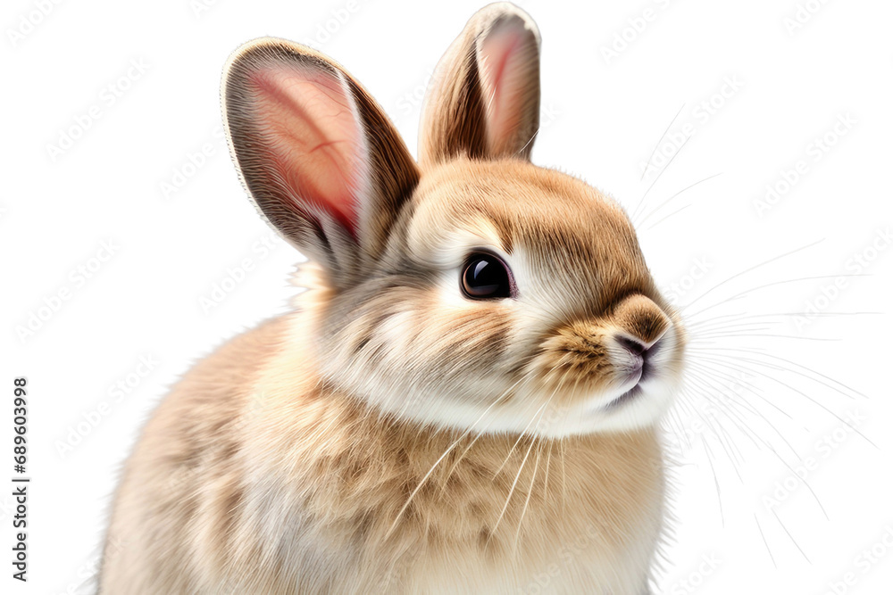 a high quality stock photograph of a single bunny isolated on a white background a high quality stock photograph of a single bunny isolated on a white background