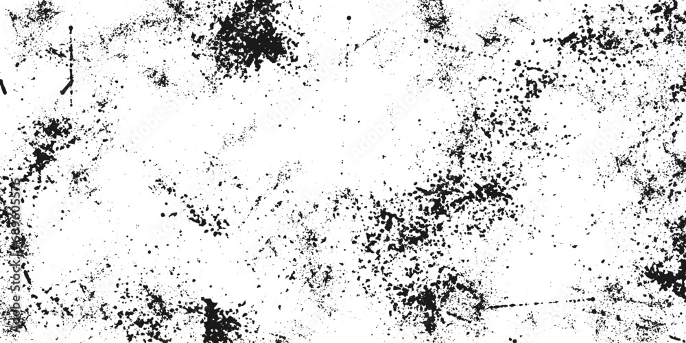 Grunge old detailed black texture. Vector background