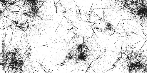 Grunge old detailed black texture. Vector background